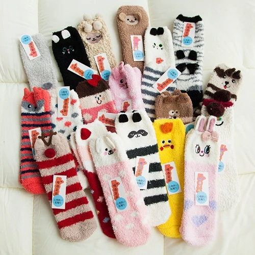 Girls Christmas Cute Animal Fuzzy Slipper Socks Children Soft Thick Warm Winter Socks, Custom color
Girls Christmas Cute Animal Fuzzy Slipper Socks Children Soft Thick Warm Winter Socks, Custom color