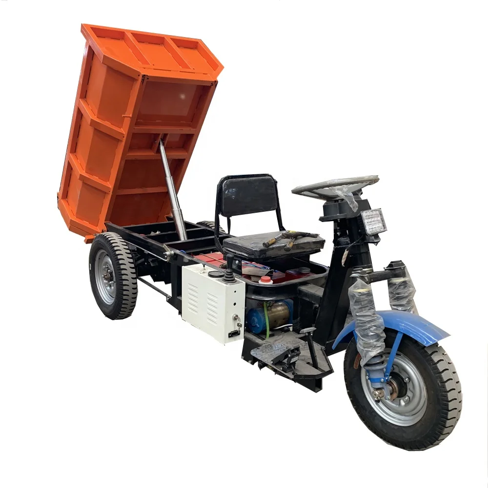 Peru ZY155 electric tricycle/3 wheels dumper truck  with 1 ton carrying