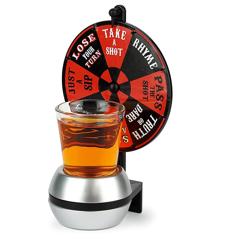 Party Drinking Game Original Spin the Shot Fun Party Drinking Game, Includes 2 Ounce Shot Glass
Party Drinking Game Original Spin the Shot Fun Party Drinking Game, Includes 2 Ounce Shot Glass
