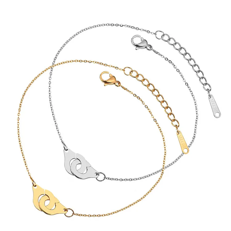 BS2029 Dainty Gold plated Stainless Steel Handcuffs Friendship Bracelets for Women, Gold,steel
BS2029 Dainty Gold plated Stainless Steel Handcuffs Friendship Bracelets for Women, Gold,steel