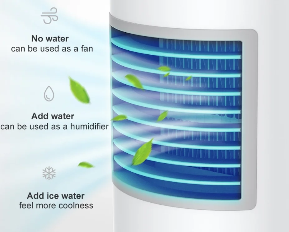 Air Conditioner, Portable, USB, Plastic - detail 6