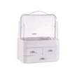 Portable cosmetic storage box Transparent Portable Cosmetic Plastic Organizer Box Clear Makeup container Storage Drawer Box
