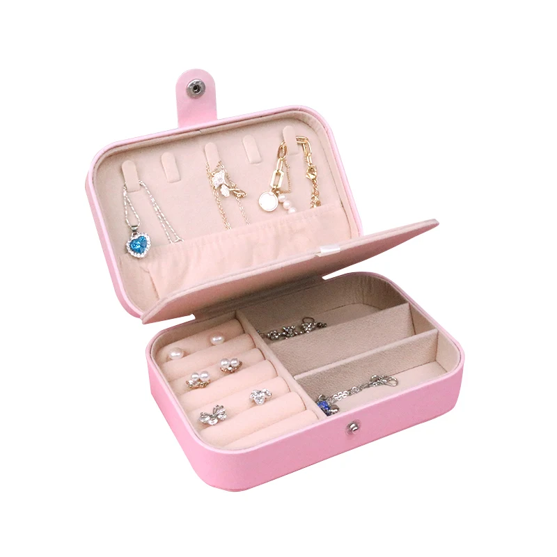 Fashion Pink Rectangle Custom Logo PU Leather Velvet Insert Jewelry Box Packaging Travel Earring Necklace Box
Fashion Pink Rectangle Custom Logo PU Leather Velvet Insert Jewelry Box Packaging Travel Earring Necklace Box