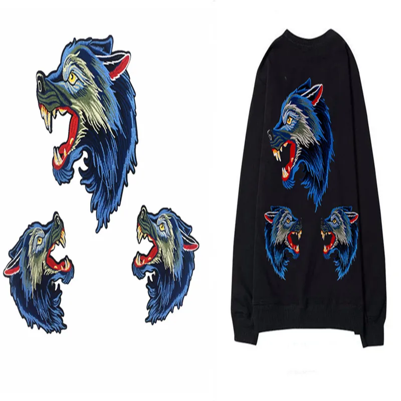 New embroidery wolf head cloth patch animal patch guard clothing accessories embroidery patch
New embroidery wolf head cloth patch animal patch guard clothing accessories embroidery patch