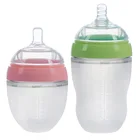 BPA Free 100% Food Grade manufacturers smart hands free baby silicone milk feeding baby bottle