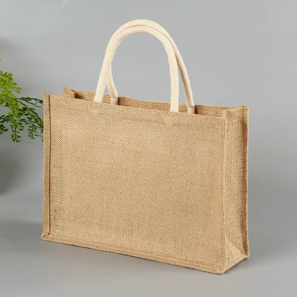 Organic Jute Tote Bag customized Logo wholesale price shopping bag, Customized color
Organic Jute Tote Bag customized Logo wholesale price shopping bag, Customized color