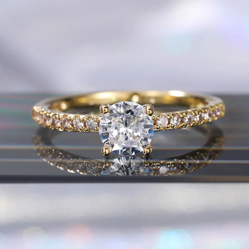 New Trendy Crystal Engagement Design Hot Sale Rings For Women White Zircon Cubic elegant rings Female Wedding jewelry
New Trendy Crystal Engagement Design Hot Sale Rings For Women White Zircon Cubic elegant rings Female Wedding jewelry