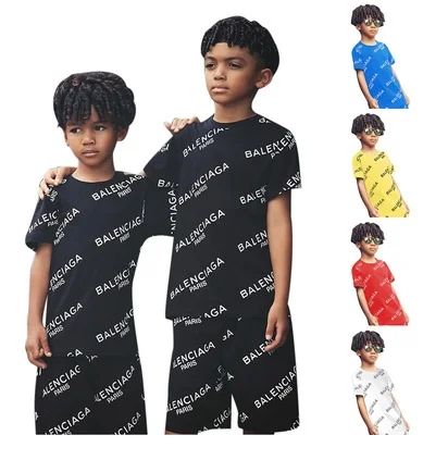 Customized summer casual Boys 2 Pieces Clothing Set short sleeves letter printed T-shirt + shorts clothing set for kids, Picture shows
Customized summer casual Boys 2 Pieces Clothing Set short sleeves letter printed T-shirt + shorts clothing set for kids, Picture shows