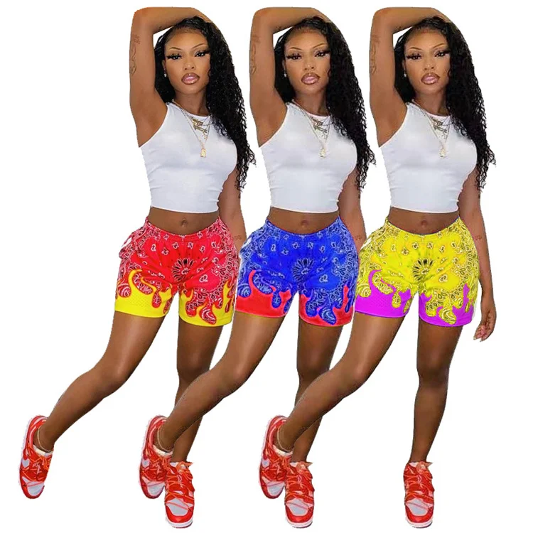 S8073-summer 2021 paisley bandana shorts ladies crop top and short sets for women, Picture
S8073-summer 2021 paisley bandana shorts ladies crop top and short sets for women, Picture