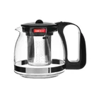 Free Sample private label fancy inox infusor afternoon induction tea/coffee smart maker coffeepots pot clear glass tea set