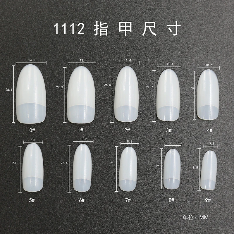 500pcs/set transparent round half cover press on nails tips clear natural color reusable press on nails supplier
500pcs/set transparent round half cover press on nails tips clear natural color reusable press on nails supplier