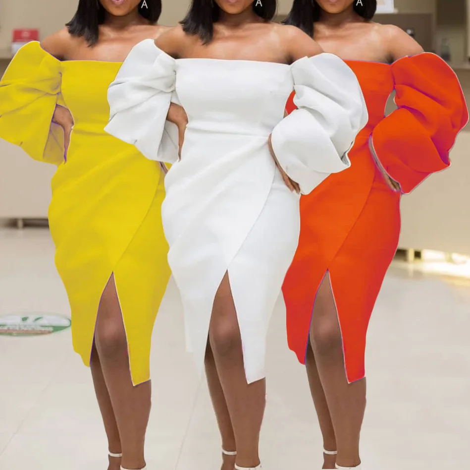 Fashion Women Clothing Slim Slit Ballgown Maxi Party Evening Dress Off Shoulder High Waist Solid Plus Size Solid Pattern Natural
Fashion Women Clothing Slim Slit Ballgown Maxi Party Evening Dress Off Shoulder High Waist Solid Plus Size Solid Pattern Natural