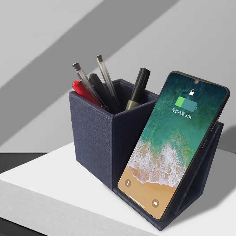 new design desk organizer with usb charger and pen holder charger with pen holder pen holder with wireless charger, Grey/blue
new design desk organizer with usb charger and pen holder charger with pen holder pen holder with wireless charger, Grey/blue