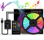 5m Smd Led Strip 5050 Rgb Ip65 Waterproof 150Led Tape Light 24 Key Remote 12v 3a Power Supply Kit