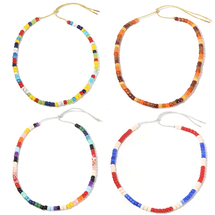 Cenda Colorful Natural Stone Loose Beads Necklace Forte Beads Rainbow Forte Brads Necklace
Cenda Colorful Natural Stone Loose Beads Necklace Forte Beads Rainbow Forte Brads Necklace