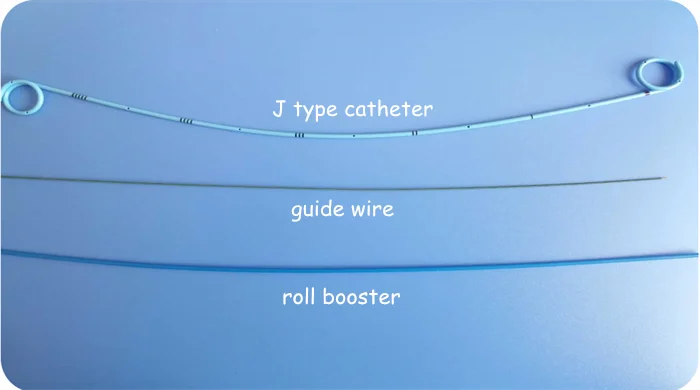 带亲水导丝的双 j 支架输尿管支架套输尿管导管