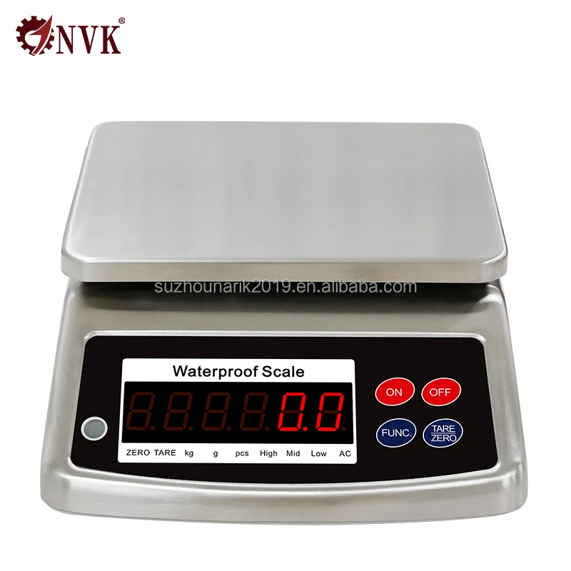 Waterproof Weighing Scale 6/15/30kg Dual Display Stainless Steel Electronic Scale
Waterproof Weighing Scale 6/15/30kg Dual Display Stainless Steel Electronic Scale