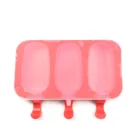 SHQN Baking Maker Mould Silicone Ice Pop Lolly Mold With Popsicle Sticks