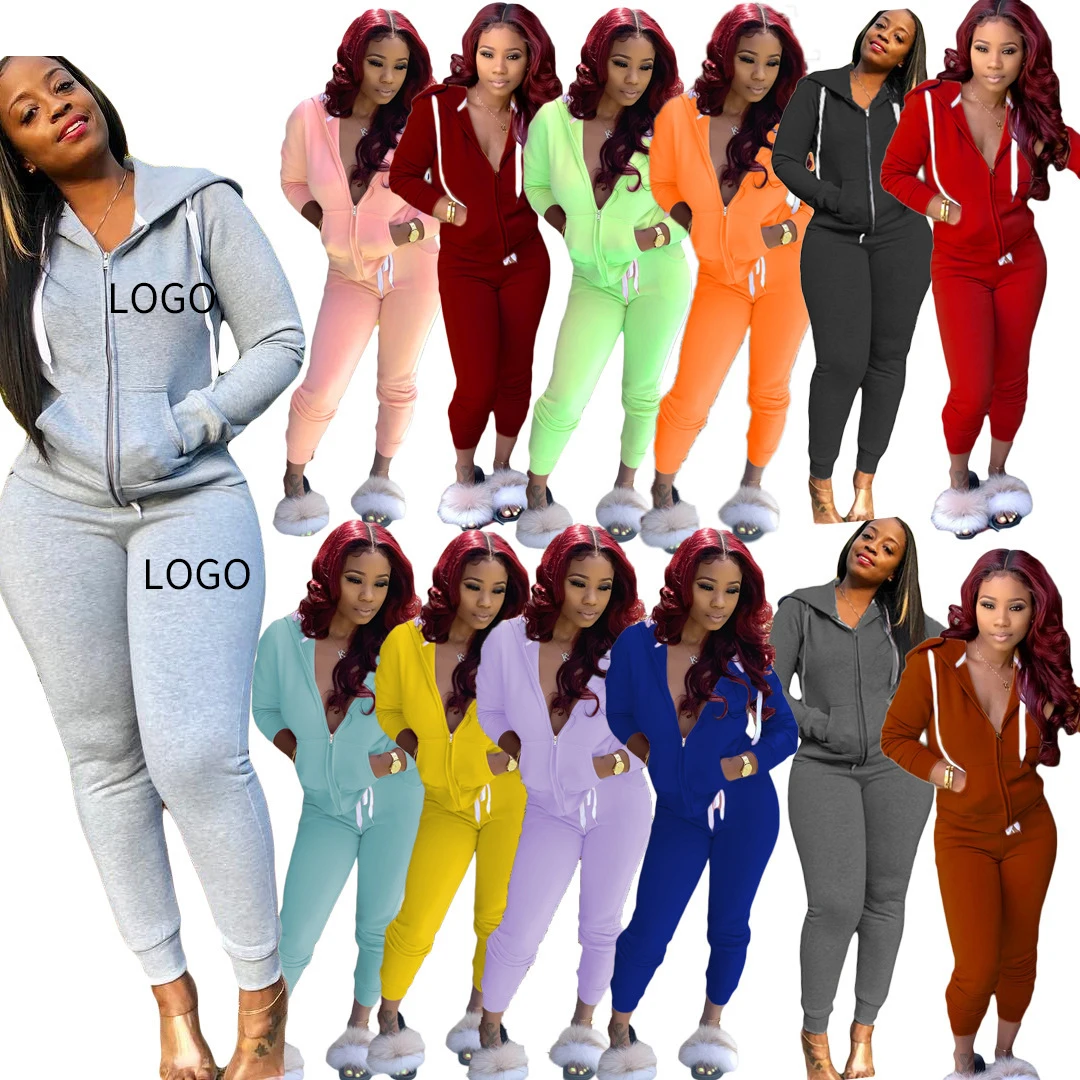 Solid Pocket Zippered Hoodie+Long Pants Playsuit Sustainable Sports Wear Two Piece Lounge Set Autumn Two Piece Set Women
Solid Pocket Zippered Hoodie+Long Pants Playsuit Sustainable Sports Wear Two Piece Lounge Set Autumn Two Piece Set Women