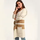 New Design 100% Acrylic long knit sweater womens cardigan sweater