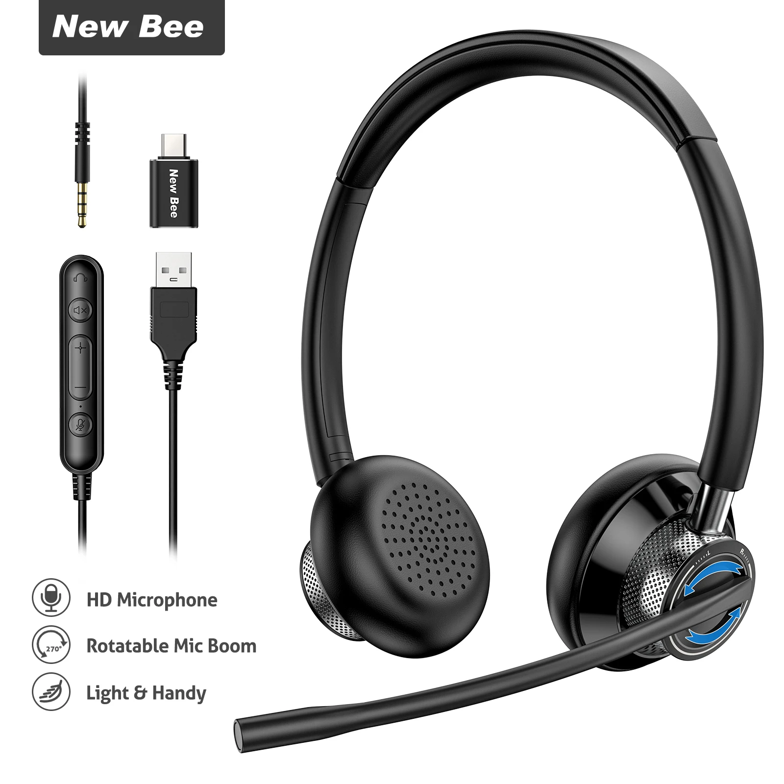 Custom Designed Headphone Manufacturers Premium Sound Noise Cancelling Headphones Usb Wired Office Headset
Custom Designed Headphone Manufacturers Premium Sound Noise Cancelling Headphones Usb Wired Office Headset
