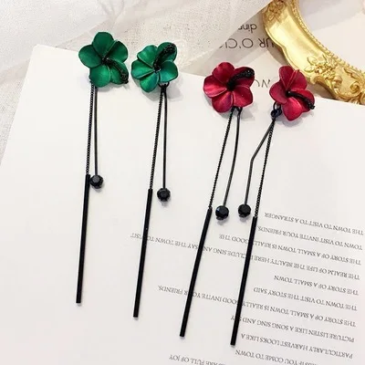 2021 Fashion Clip-On Earrings Silver Plated Chain Tassel Earrings Flower Earrings For Woman, Picture shows
2021 Fashion Clip-On Earrings Silver Plated Chain Tassel Earrings Flower Earrings For Woman, Picture shows