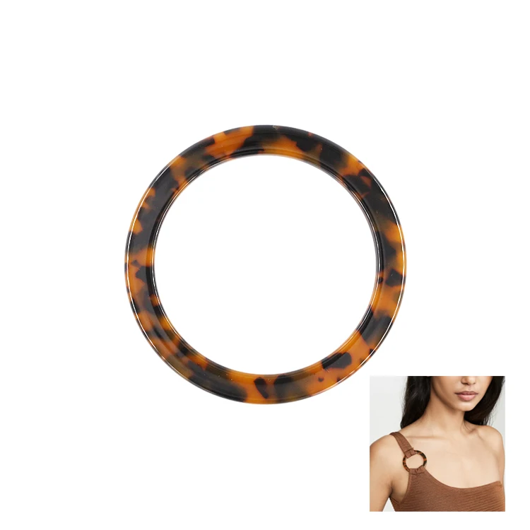 fashion style custom size swimwear connector garment O rings tortoise shell buckles for belt, Customized colors
fashion style custom size swimwear connector garment O rings tortoise shell buckles for belt, Customized colors