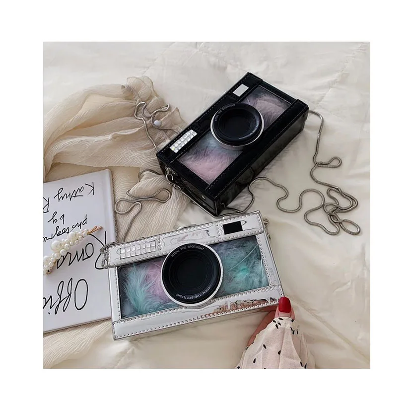 Personality Transparent Camera Bag 2020 Fashion Diamond Inlay Box Handbag Ladies Funny PU Leather Shoulder Bags Women Clutch Bag
Personality Transparent Camera Bag 2020 Fashion Diamond Inlay Box Handbag Ladies Funny PU Leather Shoulder Bags Women Clutch Bag