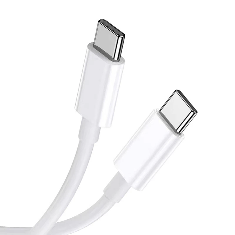 USB Type-C Cable Fast Charger Charging Cord USBC Type C to USBC Tipo C Charging Cables Kabel, White
USB Type-C Cable Fast Charger Charging Cord USBC Type C to USBC Tipo C Charging Cables Kabel, White