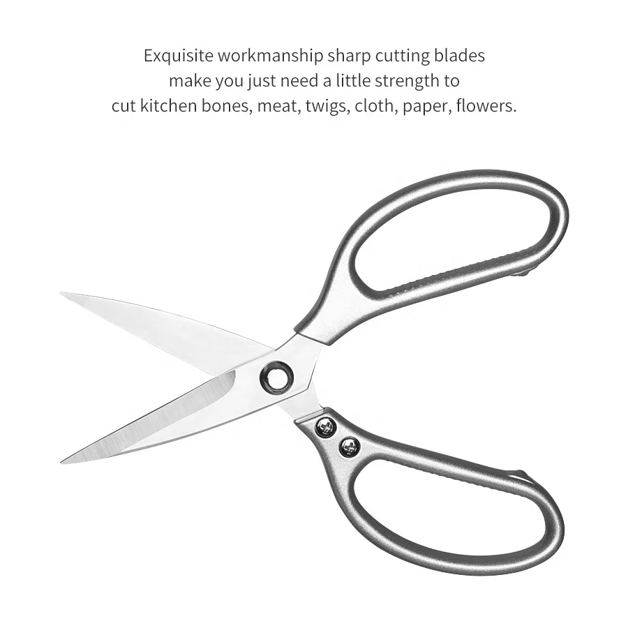 Professional Silver Stainless steel Sewing Scissors Multifunction Heritage Seamstress Scissors