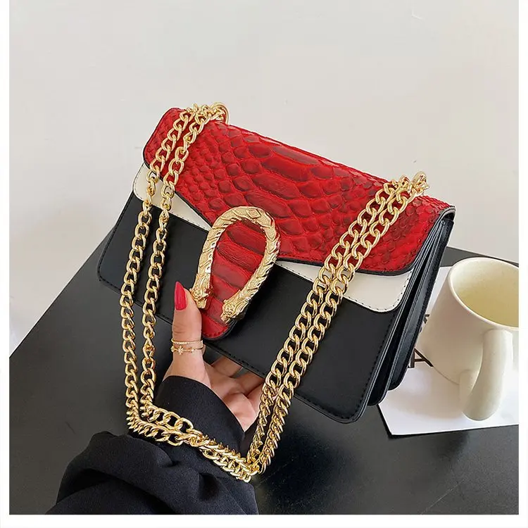 2022 Wholesale Women Crocodile Pattern Chain Bag Fashion Shoulder Bag Ladies Messenger Bags
2022 Wholesale Women Crocodile Pattern Chain Bag Fashion Shoulder Bag Ladies Messenger Bags