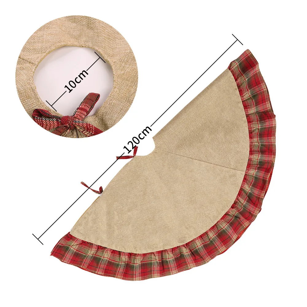 Free shipping Christmas decorations small tree ornament apron Christmas tree Plaid treetop skirt cushion
Free shipping Christmas decorations small tree ornament apron Christmas tree Plaid treetop skirt cushion
