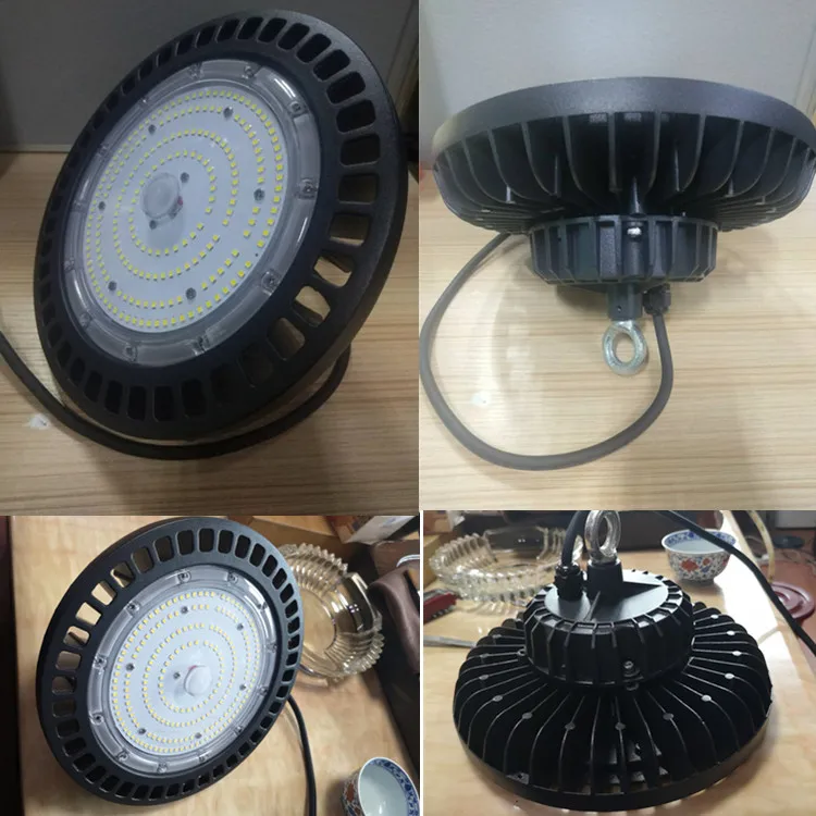 five years' warranty led ufo high bay light 13000lm 15000lm for option black lamp shell with ETL cETL