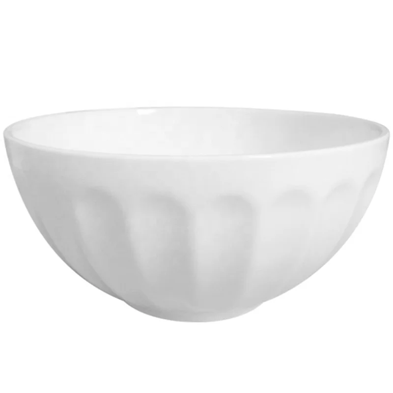 Korean style white bibimbap ceramic bowl Household noodles with soy sauce salad soup bowl household hotel ceramic tableware
Korean style white bibimbap ceramic bowl Household noodles with soy sauce salad soup bowl household hotel ceramic tableware