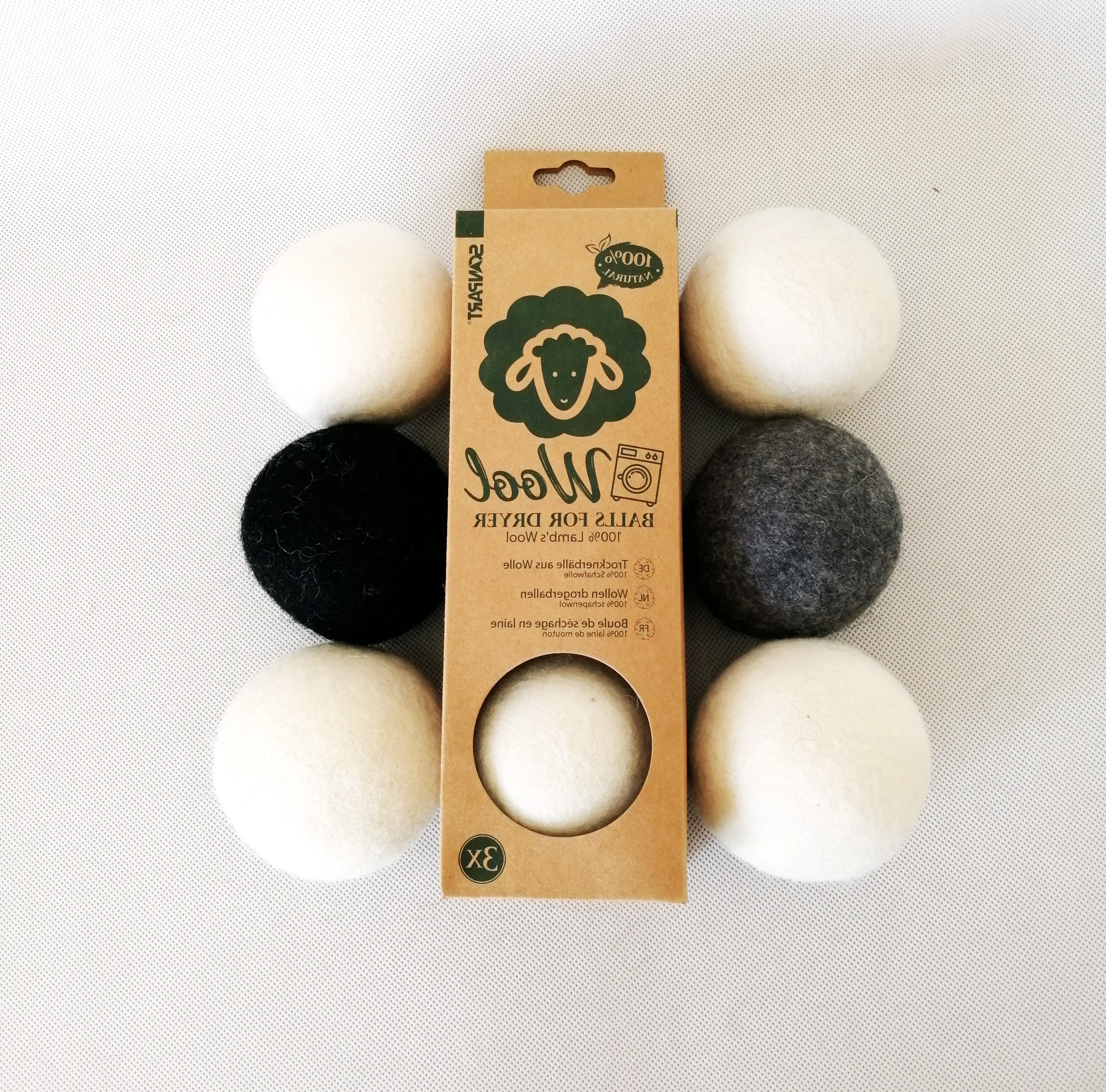 reusable wool dryer balls