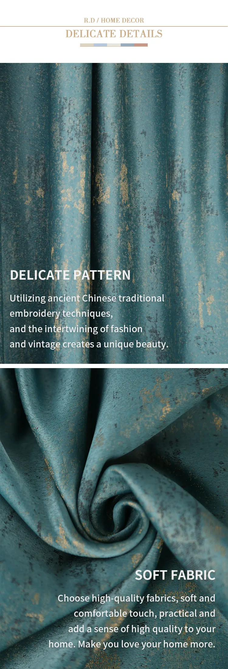 Curtain Fabric 100% Polyester Blackout Fabric