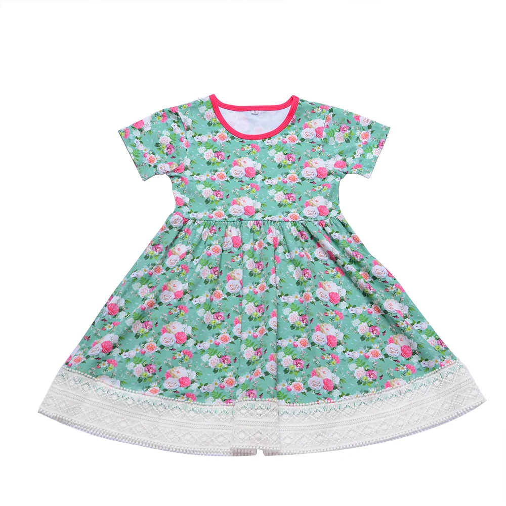 RTS Summer Baby Girls Printed Flower Lace Dress Cotton Children Clothes Kids Short Sleeve Dresses, Customized color
RTS Summer Baby Girls Printed Flower Lace Dress Cotton Children Clothes Kids Short Sleeve Dresses, Customized color
