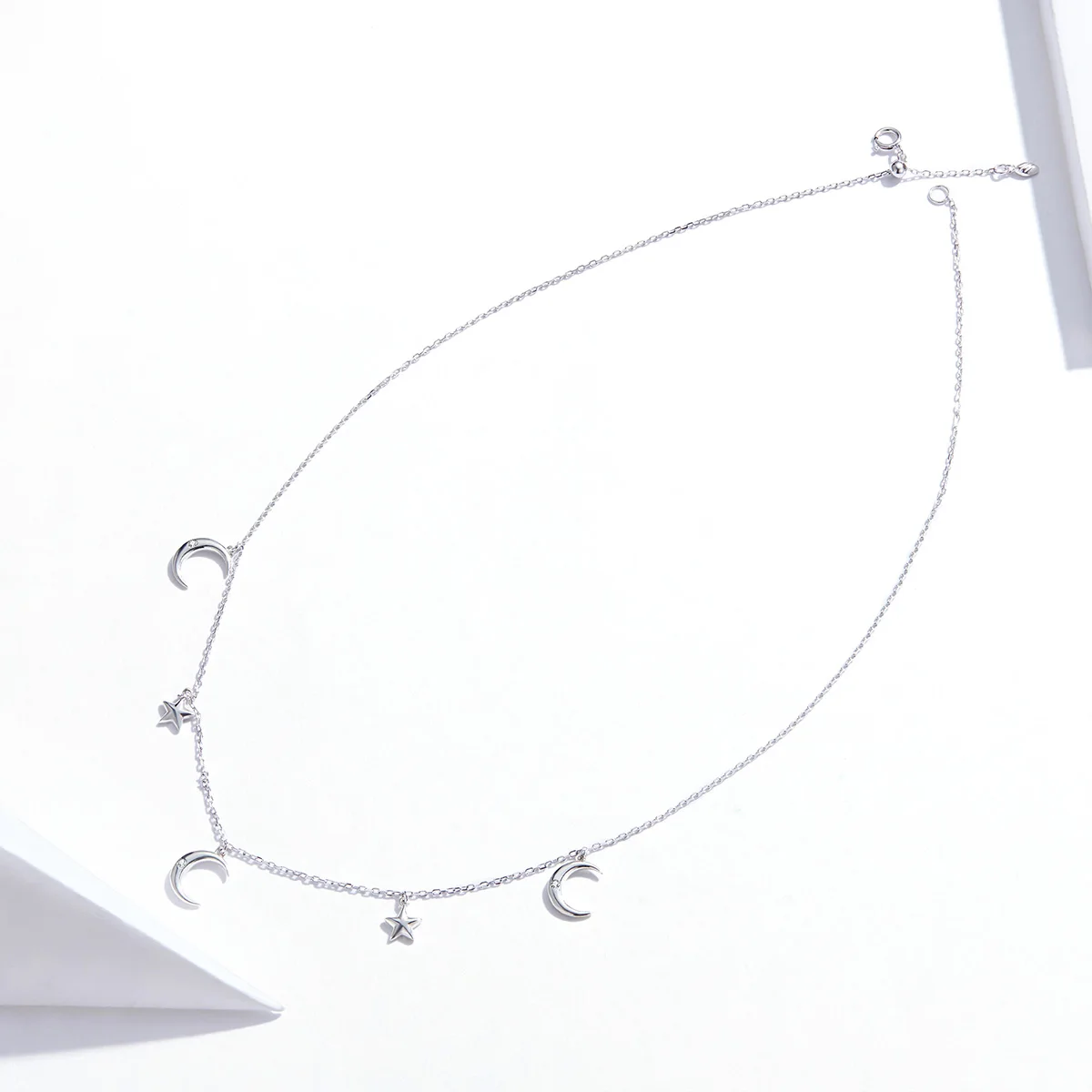 Customized New Type 925 Silver Women Cute Necklace Moon & Stars Link Chain Necklace
Customized New Type 925 Silver Women Cute Necklace Moon & Stars Link Chain Necklace