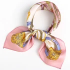 JoinTop 100% Pure Silk Scarf Large Custom Size Printed Scarves Shawls