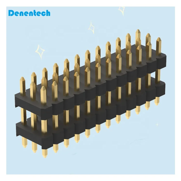 Factory direct sale 1.0 1.27 2.0 2.54mm pin header Triple Row Straight DIP connector 2.54mm pin header
Factory direct sale 1.0 1.27 2.0 2.54mm pin header Triple Row Straight DIP connector 2.54mm pin header