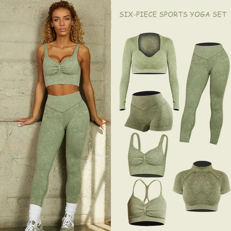Women's 2 pieces Yoga wear set Seamless Ribbed Fitness Exercise Sportswear Tummy Control Gym clothing sets workout apparel suits
Women's 2 pieces Yoga wear set Seamless Ribbed Fitness Exercise Sportswear Tummy Control Gym clothing sets workout apparel suits