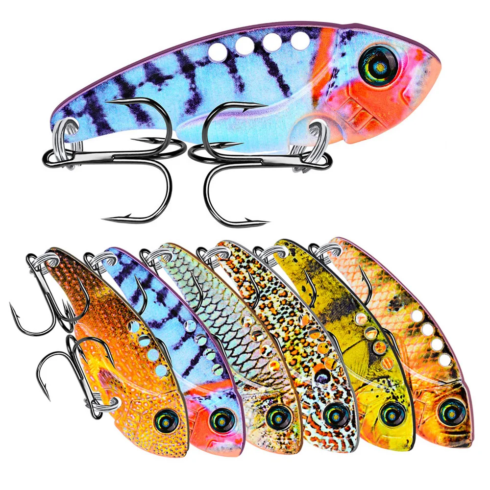 Lifelike Color Fishing Lures Making Supplies Metal VIB Fishing Lure Vibration
Lifelike Color Fishing Lures Making Supplies Metal VIB Fishing Lure Vibration