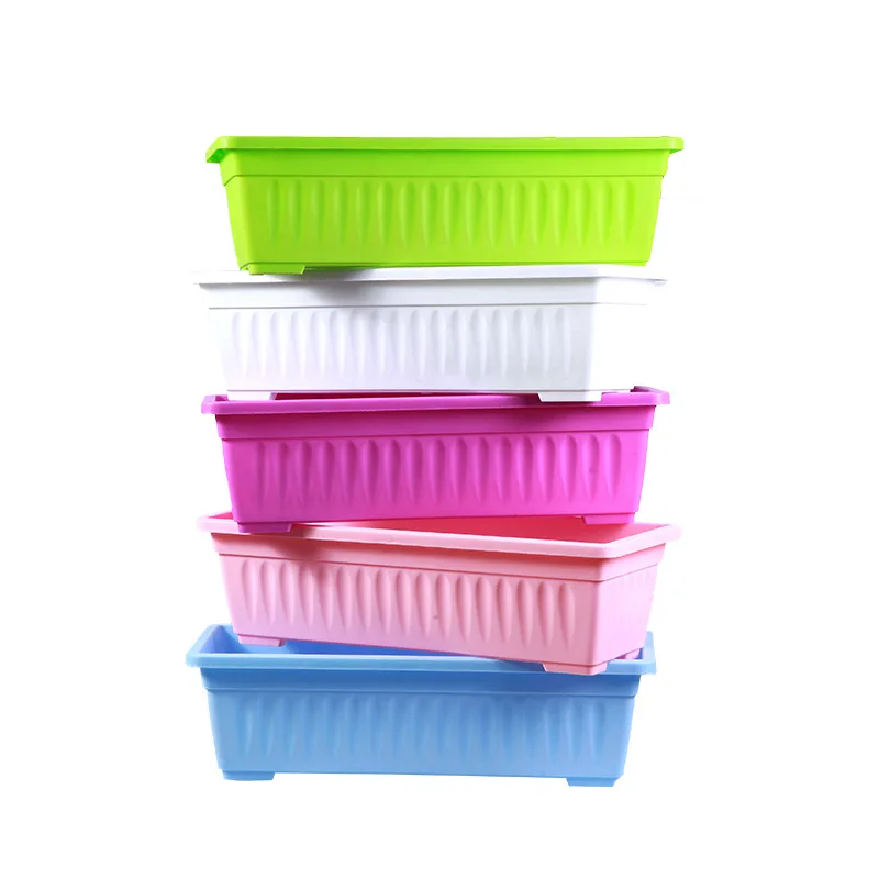 Wholesale Balcony Plant Vegetable Basin Plant Rectangular Plastic Long Pot Plastic Flowerpot, Customized color
Wholesale Balcony Plant Vegetable Basin Plant Rectangular Plastic Long Pot Plastic Flowerpot, Customized color