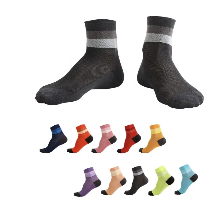 Pressure cycling socks unisex yards sweat absorption breathable Athletic Sports Crew Socks, Black
Pressure cycling socks unisex yards sweat absorption breathable Athletic Sports Crew Socks, Black