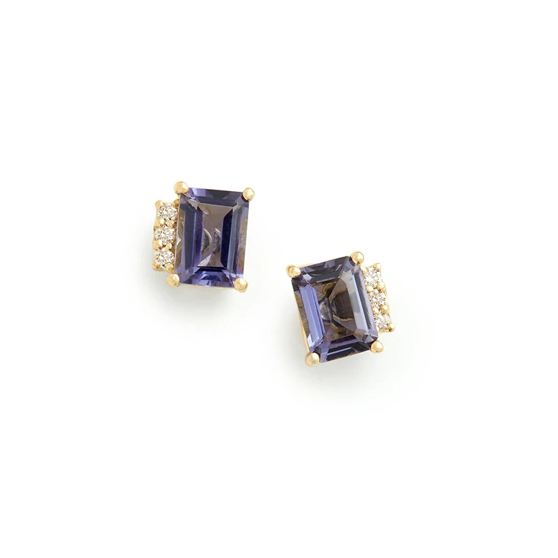 Spain Fashion Jewelry Gold Plated Elegant crystal purple zirconium luxury jewelry Stud Earrings Women
Spain Fashion Jewelry Gold Plated Elegant crystal purple zirconium luxury jewelry Stud Earrings Women