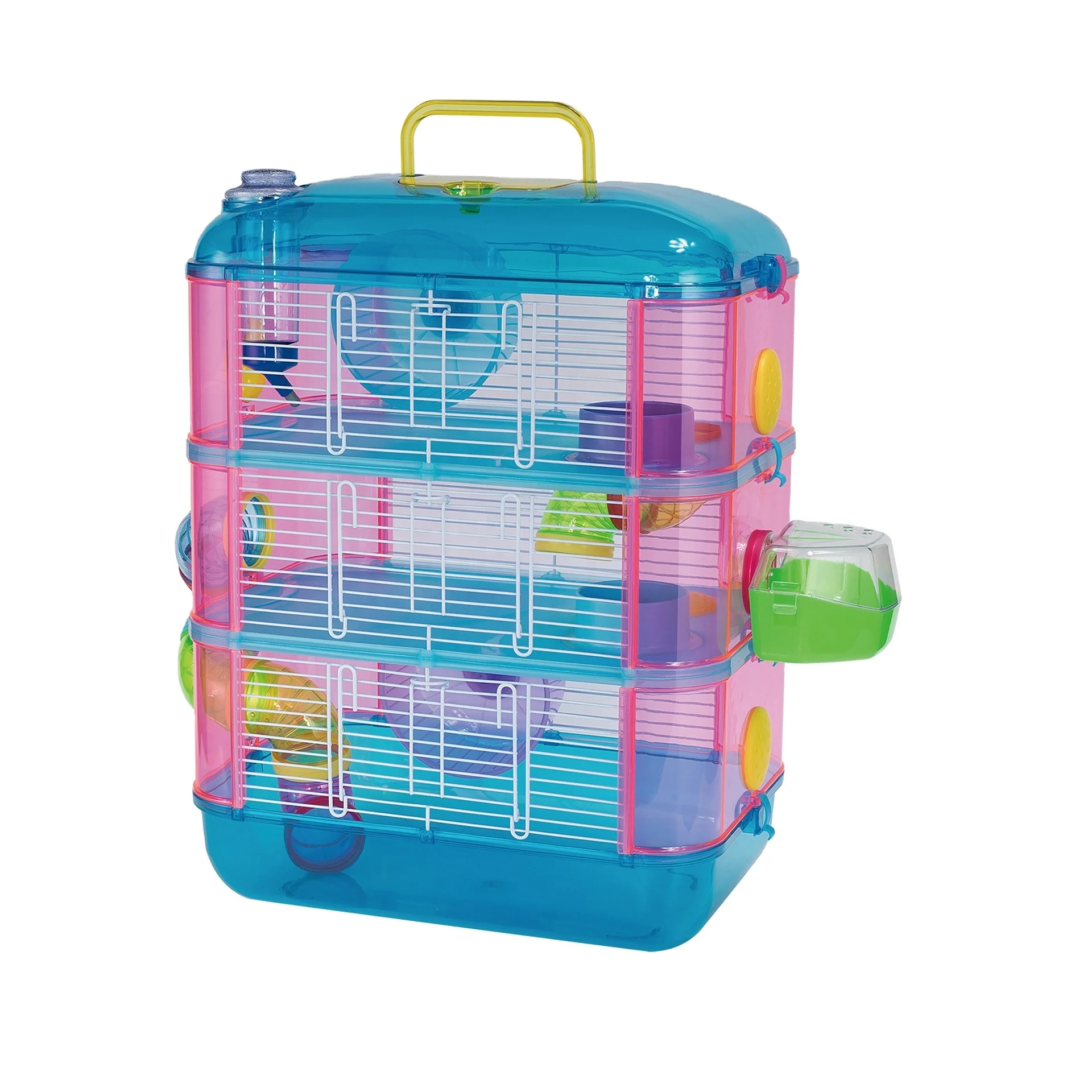 ORIENPET & OASISPET Plastic colorful transparent hamster cage Ready stocks OPT29649 Pet cage products