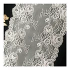 Mesh Embroidery Lace Meshlace Tulle Mesh Fabrics Flowers Embroidery Stretch Lace Trim For Garment Accessories