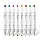 For 216 Dual Tip Permanent Alcoholic Marker Pen Paint Pens