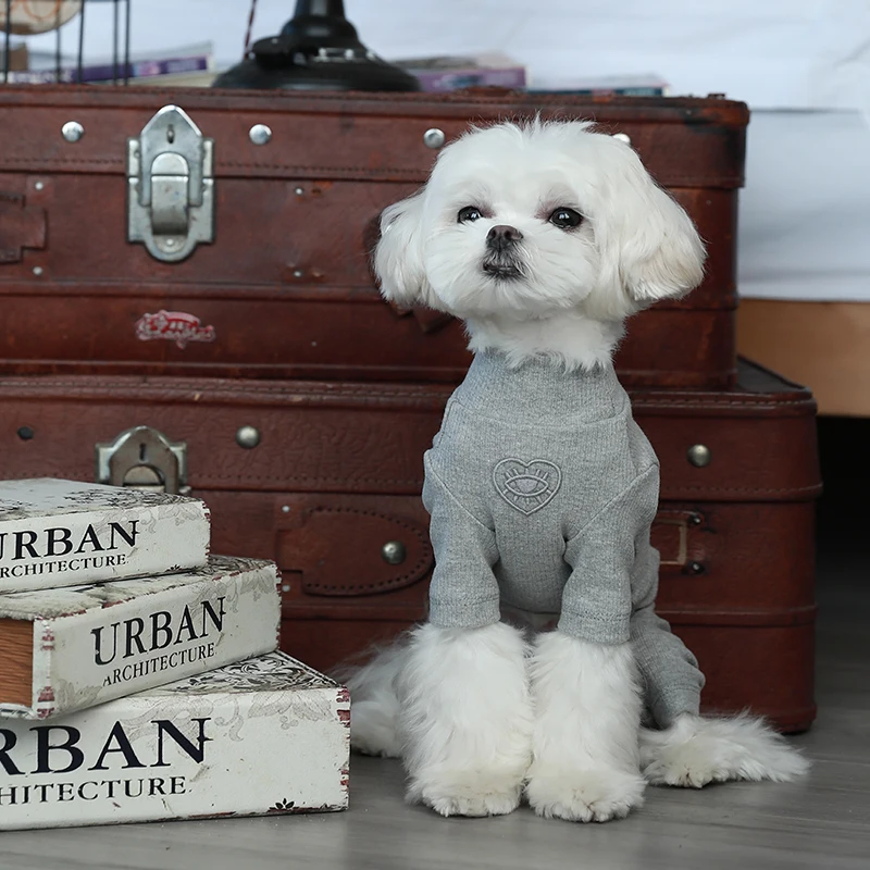 New Best Selling Pet Clothing Dog T shirt Comfortable Skin-Friendly Dog Bottoming Shirt Pets Accessories Dogs Clothes For KR JP