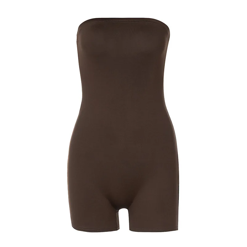 2021 European and American Style Women's New Spring Fashion Street Style Sexy Tube Top Short Jumpsuit, Gray, black, coffee, leopard print
2021 European and American Style Women's New Spring Fashion Street Style Sexy Tube Top Short Jumpsuit, Gray, black, coffee, leopard print